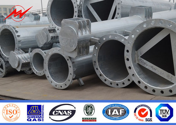 Fernleitung galvanisierte elektrische Leistung Pole mit Streckgrenze 450 Mpa