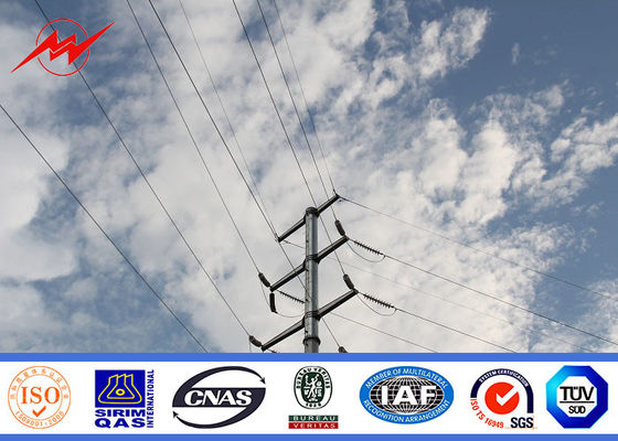 10kv - galvanisierte Stahl-Stärke Polen 3mm des heißen Bad-550kv für Verteilungs-Linie