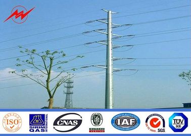 133kv 40ft galvanisierte Gebrauchsstrommaste mit ISO