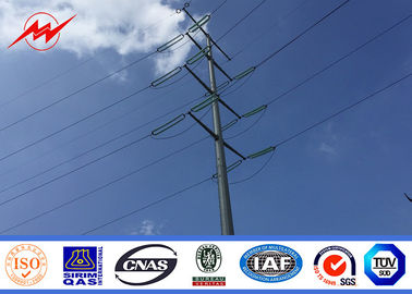 PAM der Kongo 12m galvanisierter Stahl-Pole Kamerad-PAF für Stromleitung Verteilungs-Projekt