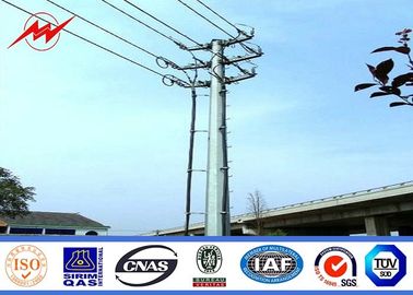 Röhrenstahlgalvanisations-elektrische Leistung Pole 10kv für Fernleitung