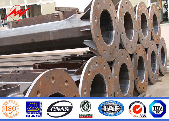 30m galvanisierter hoher Mast im Freien heller Pole für Fußball-Stadion