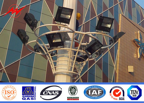 25m polygonale hohe Mast Stahlflut helle Polen mit LED-Lampen