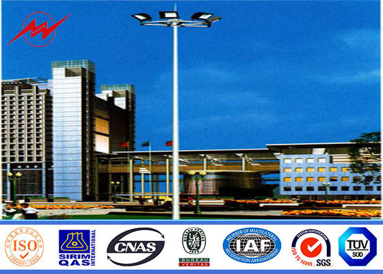 30m galvanisierter hoher Mast im Freien heller Pole für Fußball-Stadion