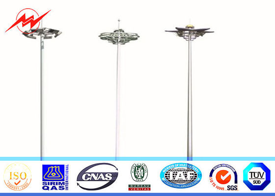 55m polygonale hohe Stahlflut helle Polen Mast-hellen Polen 500W LED
