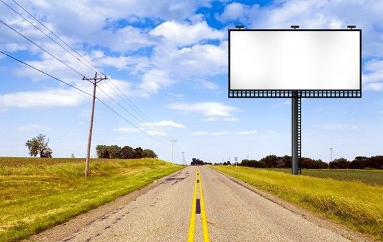 Kaltgewalzte Stahlplakatwerbung im Freien im Freien mit Galvanisation