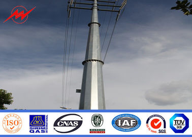Stahl-Strommast ASTM A36 5mm, Bad-Galvanisation Polen des elektrischen Lichtes heißes