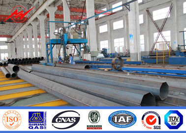 25ft -100ft niedriges Valtage Philippinen Stahlgetriebe Pole mit den Winkel-Armen