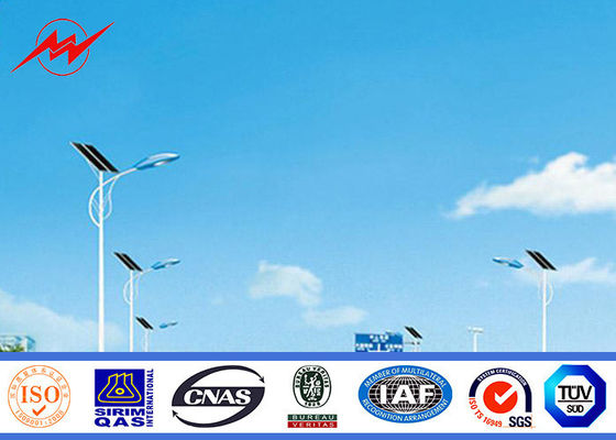 17m galvanisierter gemalter Straßen-Lichtmast-Preis 400W runder Solar-Philippinen für Straße/Landstraße