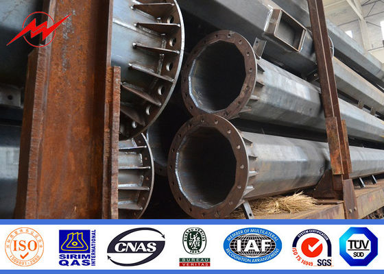 Galvanisiertes einarmiges elektrisches der Straßenlaterneq235 Polen mit 4mm Stärke