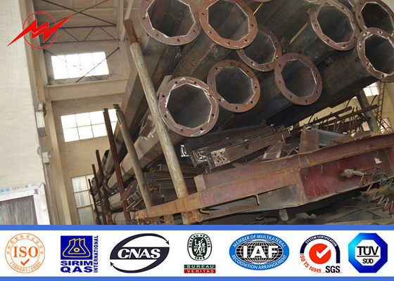 Galvanisiertes einarmiges elektrisches der Straßenlaterneq235 Polen mit 4mm Stärke