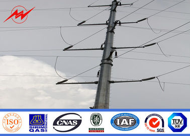 14M 800 Dan Stahlstrommast, Mindestrenditen-Druck Kraftübertragungs-Polen 345Mpa