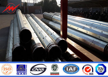 10-50m Hochspannungs-galvanisierter Stahl-Pole-Turm, Stahlstrommaste