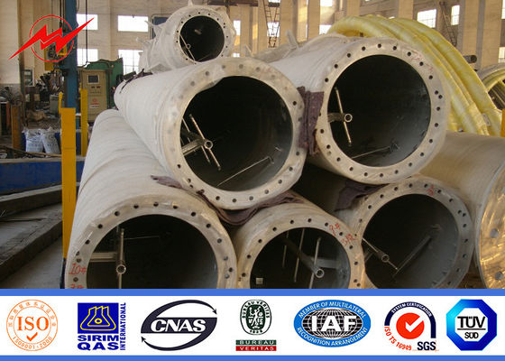 Freileitungsmast 110kv Telekommunikations-Antennen-Stahl- Mono-Pole-Turm für Handy-Signal