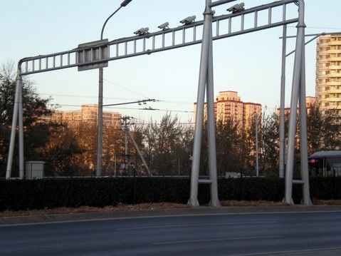 Ampel Pole, galvanisierter Straßen-Lichtmast des Stahl-IP65 6m