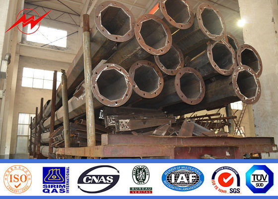 Heißes Bad galvanisierte 12m einarmiges Straßenlaterneq235 Polen für Straßen-Beleuchtung