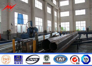 Heißes Bad galvanisierte 35FT 500kg Röhren- Stahl-Pole