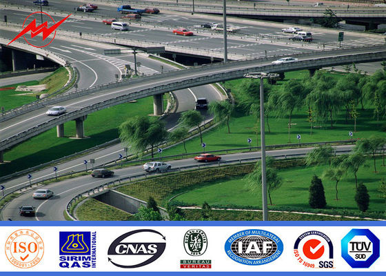 Sechseckiger/achteckiger 25m 30m hoher Mast helle Polen mit Aotumatic, das System hochzieht