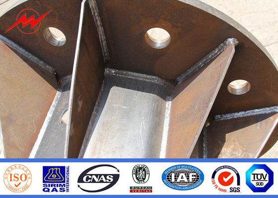 Hohes Mast-Quadrat/Yard/industrielles StraßenlaternePolen konischer galvanisierter Pole