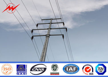 elektrische Leistung Pole 10m 12m Fernleitungs-133kv für Stahl-Pole-Turm