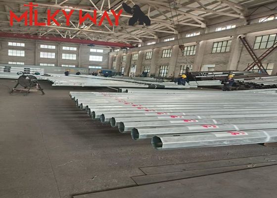 15M 8KN Gr65 Stahlröhrenpol für den afrikanischen Markt mit BV-Zertifizierung und 3 mm Wanddicke