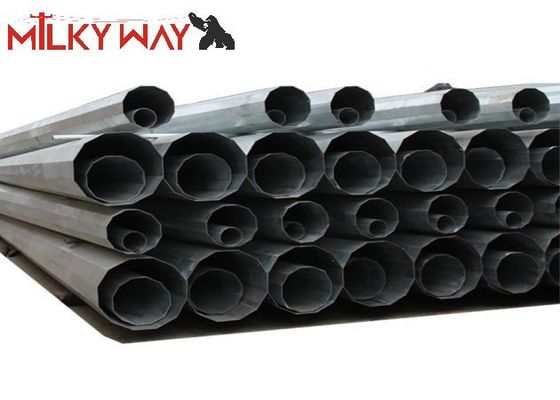 132KV Hochspannung 15m~30m Stahl-Strompfeiler mit heiß eingetauchtem Übertragungssystem