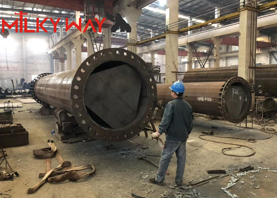 Warmverzinkte Runde 20 M Stahl Stromversorgung Turm Monopo Hardware 4 mm für die Stromverteilung