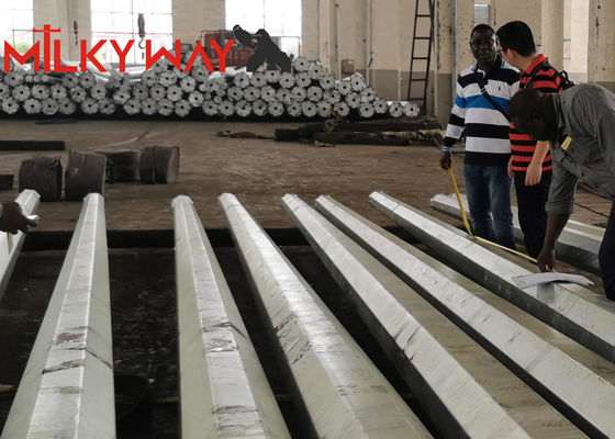 12m 14m 2 Abschnitte Umweltschonende elektrische Strompole für nachhaltige und grüne Stromübertragung