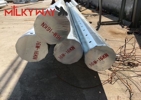 Feuerverzinkter Strommast für die Stromübertragung mit kundenspezifischer Höhe