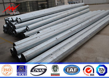 7.5M Stahlstrommast heller Lasts-1KN, Mindestrenditen-Druck Kraftübertragungs-Polen 450Mpa