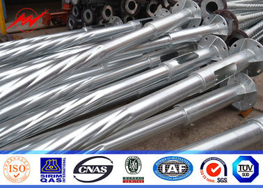 7.5M Stahlstrommast heller Lasts-1KN, Mindestrenditen-Druck Kraftübertragungs-Polen 450Mpa