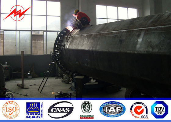 Galvanisierte Pole-Verteilung 70ft elektrischer Leistung für 132kv 69kv Philippinen projektieren