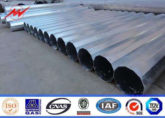 Galvanisierte Pole-Verteilung 70ft elektrischer Leistung für 132kv 69kv Philippinen projektieren