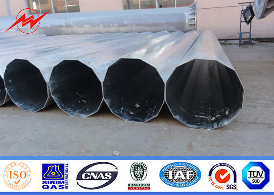 25ft bis 75ft elektrisches Concial spitzten sich Stahlstrommast, Stahlnetzverteilung Pole 10kv zu | 550kv