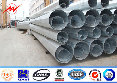 35ft 40ft elektrische Übertragungspalte Hot Dip Galvanized Stromverteilung Stahl