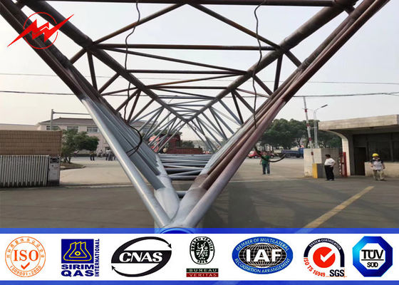 Stahl- Mono-Pole Telekommunikation Kommunikation Telecommunic drei Beine ragen mit Standard der Galvanisations-86 hoch