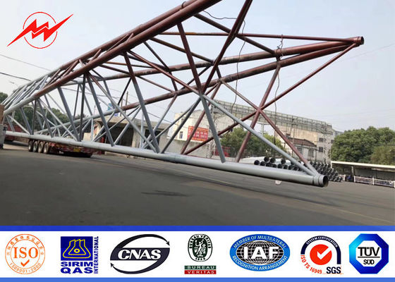 Stahl- Mono-Pole Telekommunikation Kommunikation Telecommunic drei Beine ragen mit Standard der Galvanisations-86 hoch