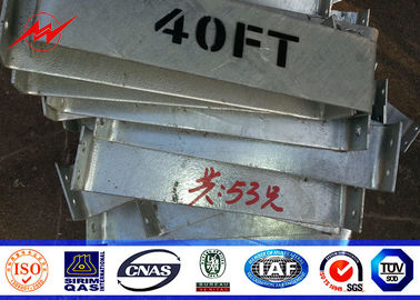 14 M 1250 Dan 16 Seiten Konischer Stahlstrommast für Verteiler