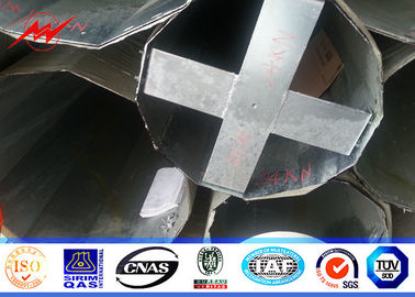 8m 5kn 6.5kn Stahlstrommast, innerer Flansch-Modus Gebrauchsgetriebe-Polen