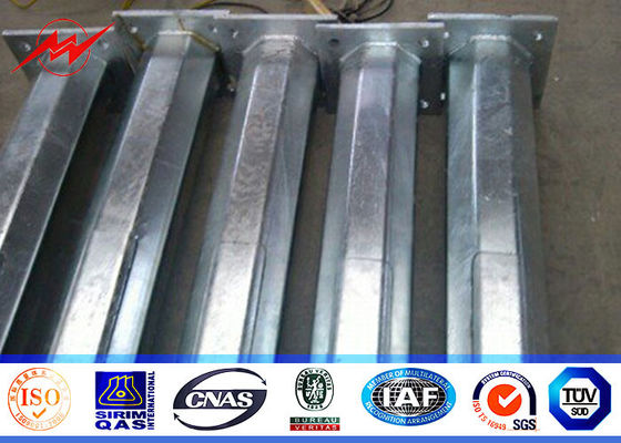 Achteckiges Straßenlaterneim Freien Polen 5M bis 15M mit gebogenem Arm 60mm Durchmessers Doppeltes