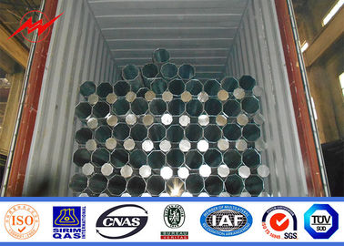 35ft 127-248mm Röhrenstahlstarkes heißes Bad Strommast-2,75/3mm galvanisiert
