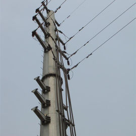 50FT polygonale elektrische Isolator-Stahlstrommast-Verteilung Polen für 132KV