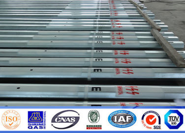 Getriebe-elektrischer Stahlstrommast-heißes Bad Glavanized 132KV 15m für Aferica