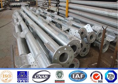 133kv 40ft galvanisierte Gebrauchsstrommaste mit ISO
