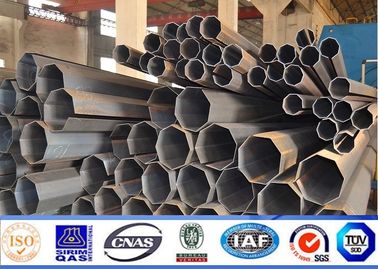 Achteckige 10m 18m Q235 galvanisierten Metall Polen