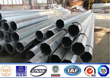 Achteckige 10m 18m Q235 galvanisierten Metall Polen