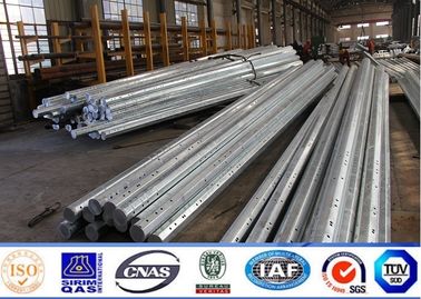 86KV galvanisierte 11m Stahlstrommast, Stahlstärke getriebe-Polen 3mm