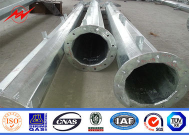 Heißes Bad galvanisierte 60 Ft-Länge 70 Ft 90 der Ft-Metallstrommast-Grad 65 ASTM A572
