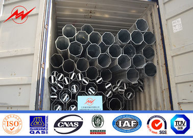 9m 650 Dan Galvanized Conicial Tubular Steel Pole für elektrische Linie