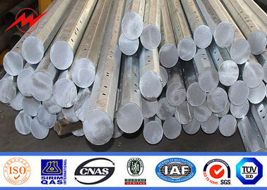 12m Afrika galvanisierter Stahl-Pole, Stahlstrommaste mit 3 Niveaus von Armen